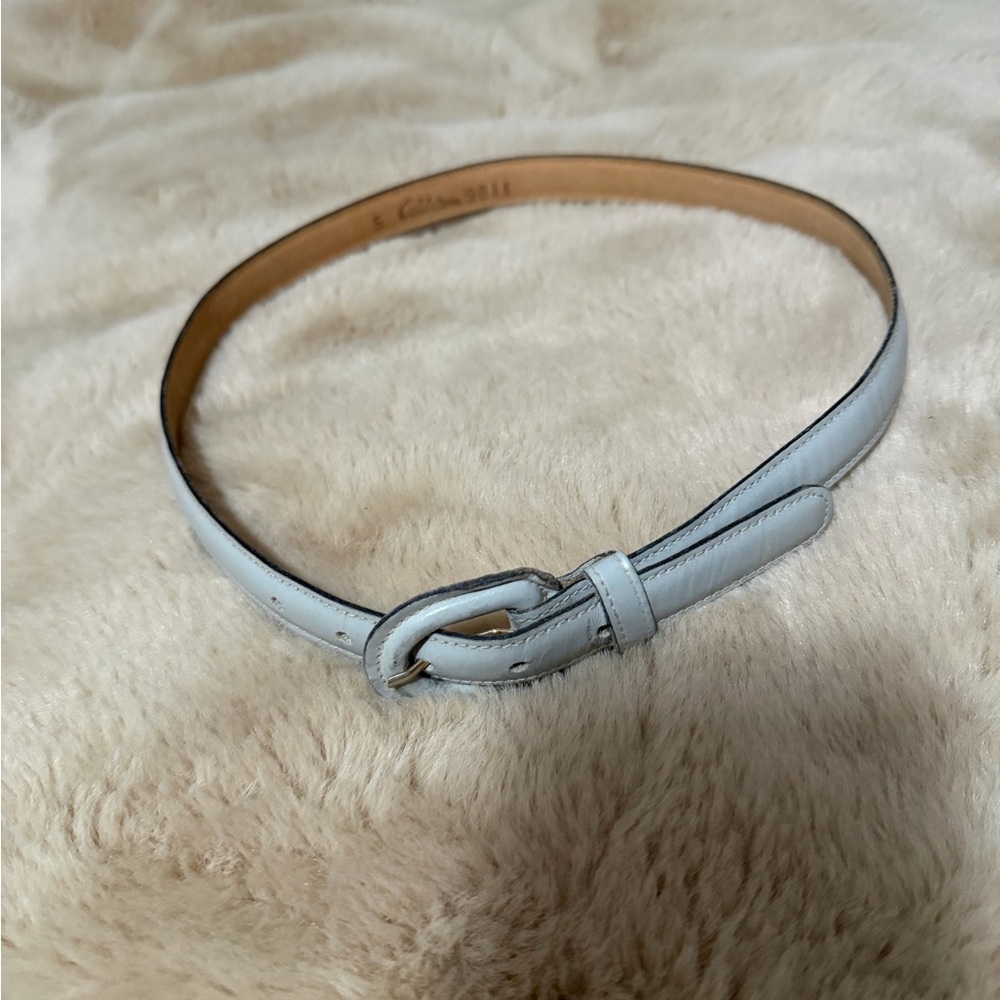 Vintage Calderon Elegant Light Blue Gray Women's Belt S
